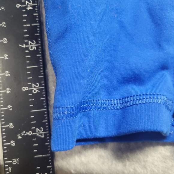 Lululemon Leggings Women's 8 Blue Yoga Mid Rise Workout Activewear Zip‎ Ankle - Picture 5 of 10